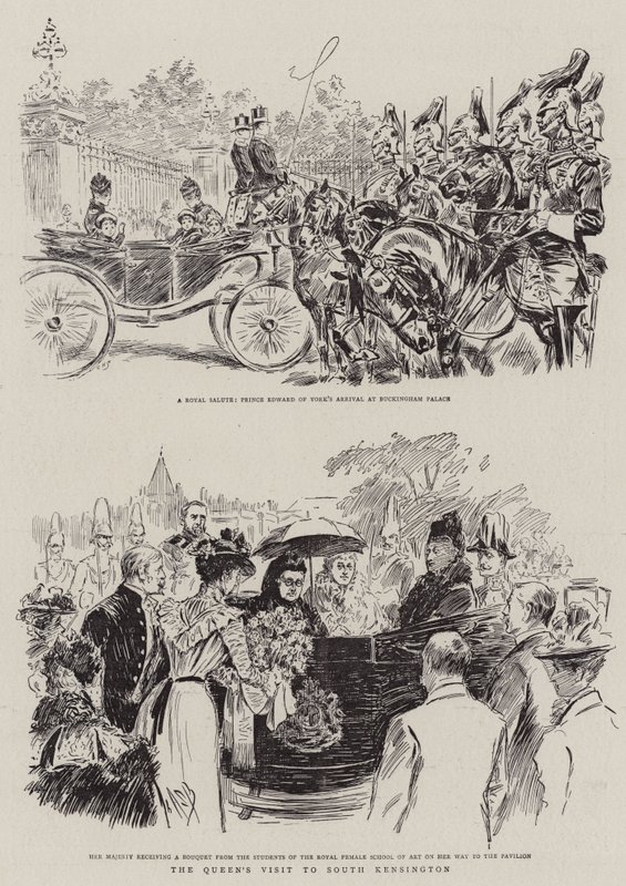 La visita della Regina a South Kensington da Alexander Stuart Boyd