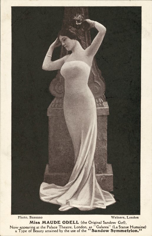 Maude Odell, attrice teatrale americana da Alexander Bassano