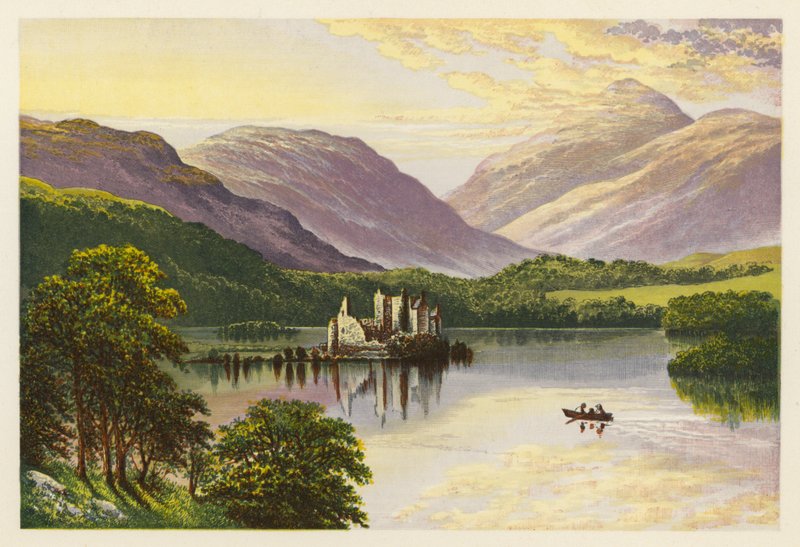 Paesaggio del Loch scozzese: Loch Awe da Alexander Francis (after) Lydon