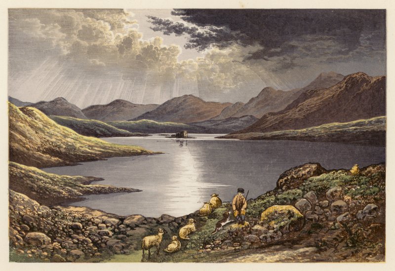 Paesaggio del Loch scozzese: Loch Doon da Alexander Francis (after) Lydon