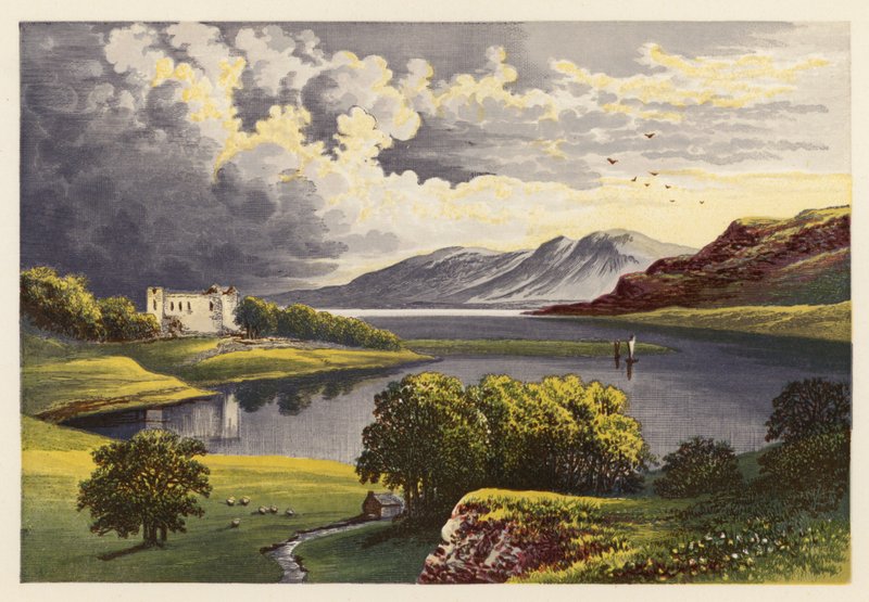 Paesaggio del Loch scozzese: Loch Etive da Alexander Francis (after) Lydon