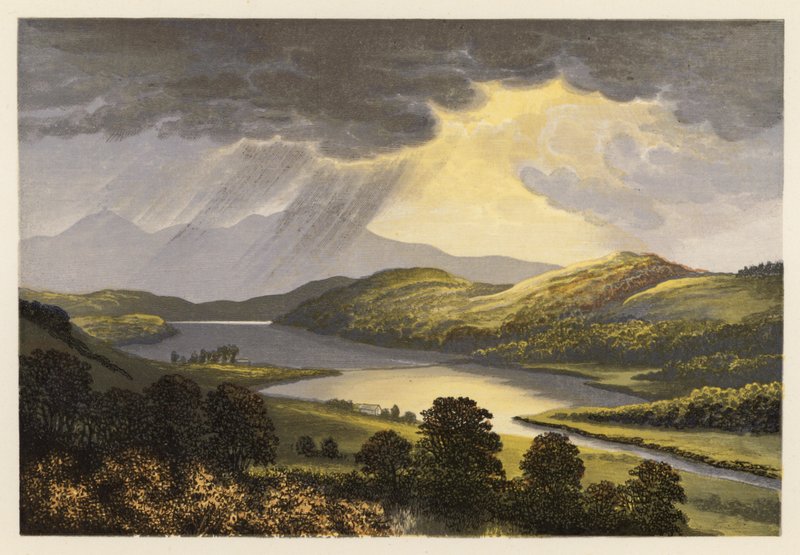 Paesaggio del Loch scozzese: Loch Fad da Alexander Francis (after) Lydon