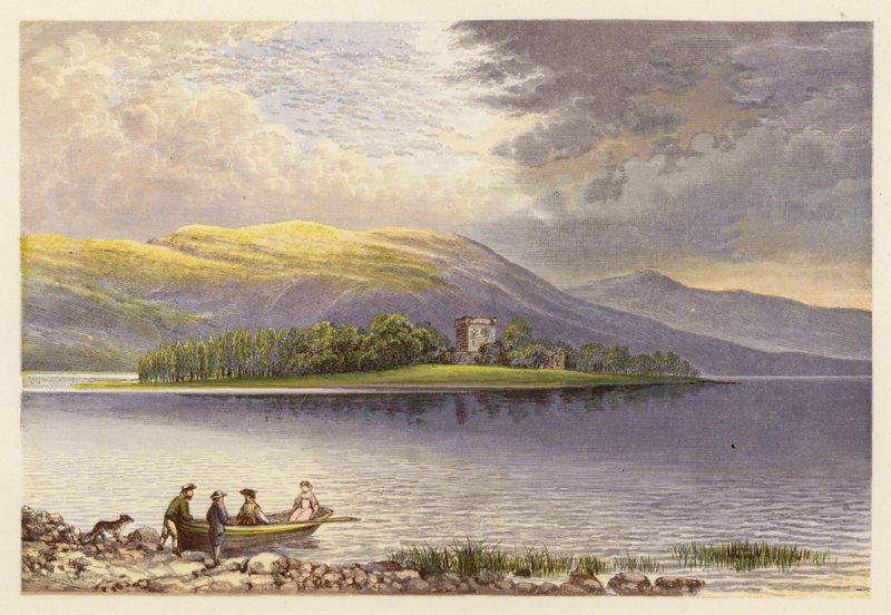 Paesaggio del Loch scozzese: Loch Leven da Alexander Francis (after) Lydon