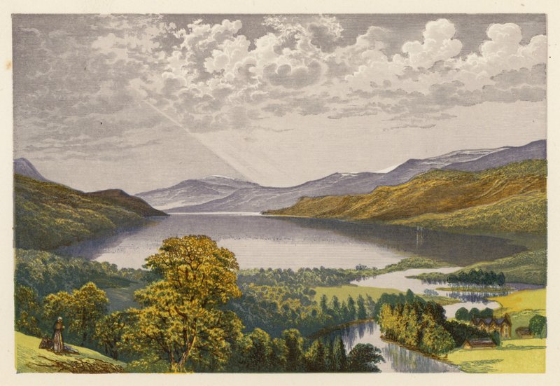 Paesaggio del Loch scozzese: Loch Tay da Alexander Francis (after) Lydon