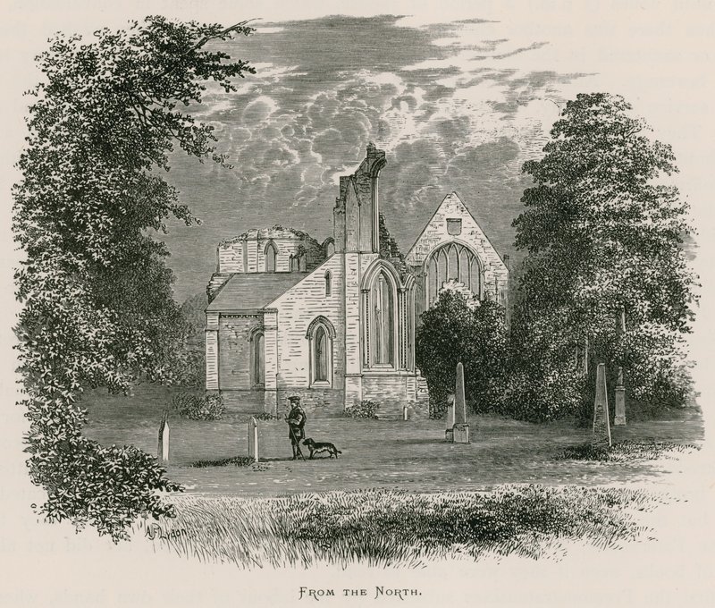 Abbazia di Dryburgh, dal Nord da Alexander Francis Lydon