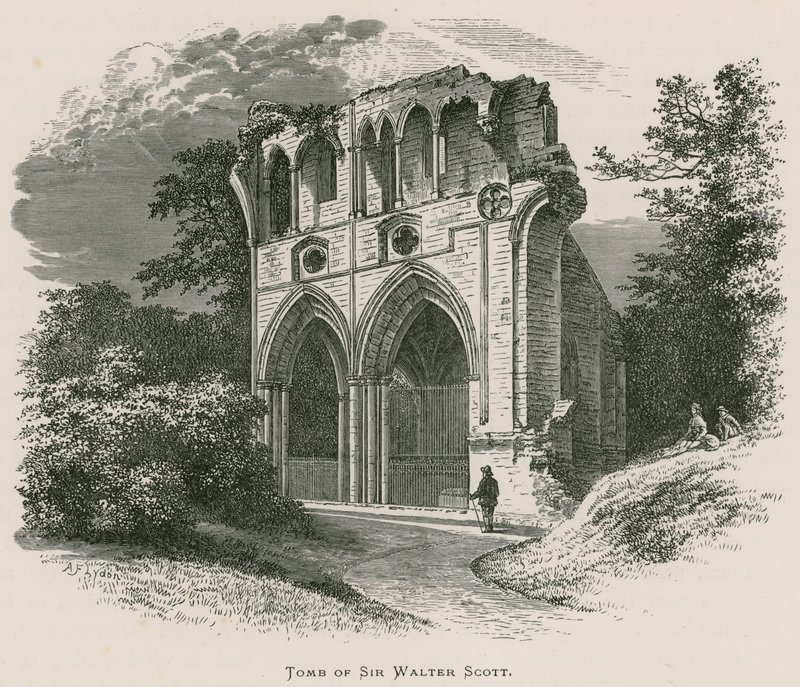 Abbazia di Dryburgh, Tomba di Sir Walter Scott da Alexander Francis Lydon