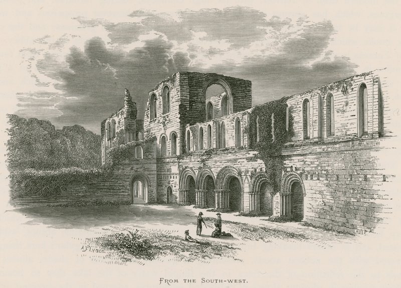 Abbazia di Furness, da sud-ovest da Alexander Francis Lydon