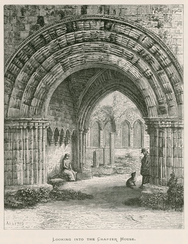 Abbazia di Furness, Vista nella Sala Capitolare da Alexander Francis Lydon