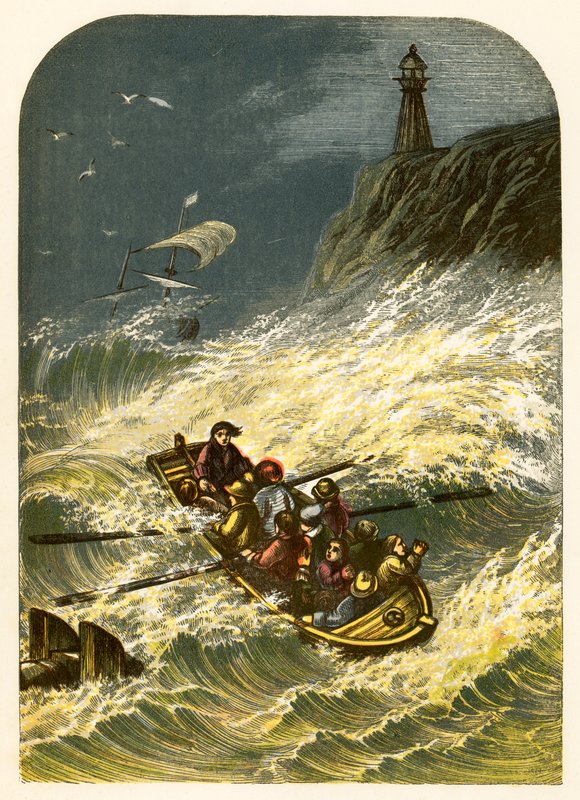 Robinson Crusoe lascia casa e naufraga da Alexander Francis Lydon