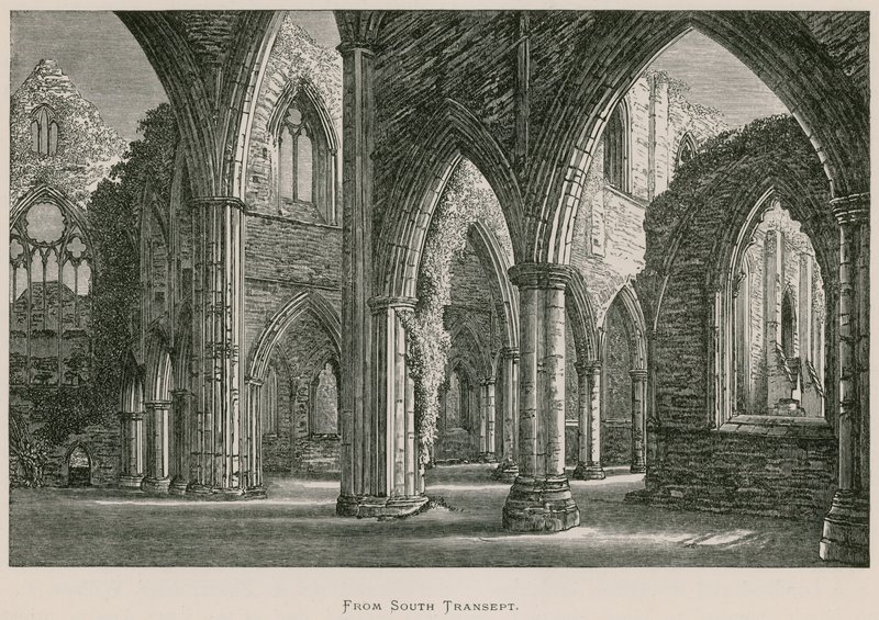 Abbazia di Tintern, dal transetto sud da Alexander Francis Lydon