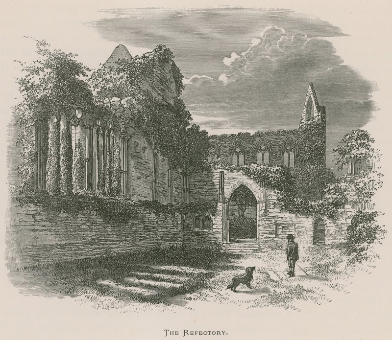 Abbazia di Tintern, Il Refettorio da Alexander Francis Lydon