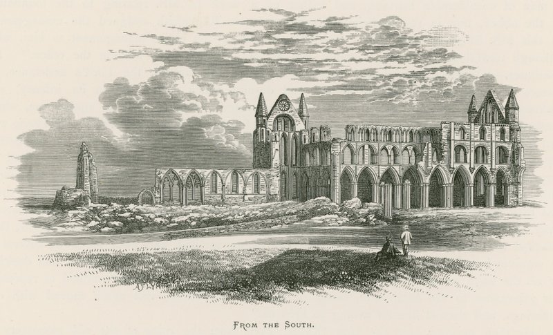 Abbazia di Whitby, dal sud da Alexander Francis Lydon