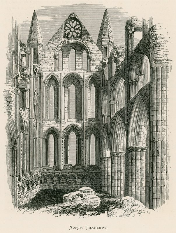 Abbazia di Whitby, transetto nord da Alexander Francis Lydon