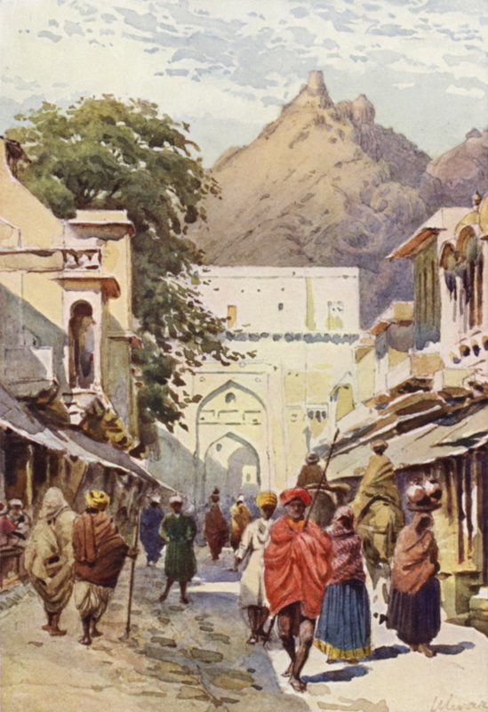 La Strada Principale di Alwar da Alexander Henry Hallam Murray