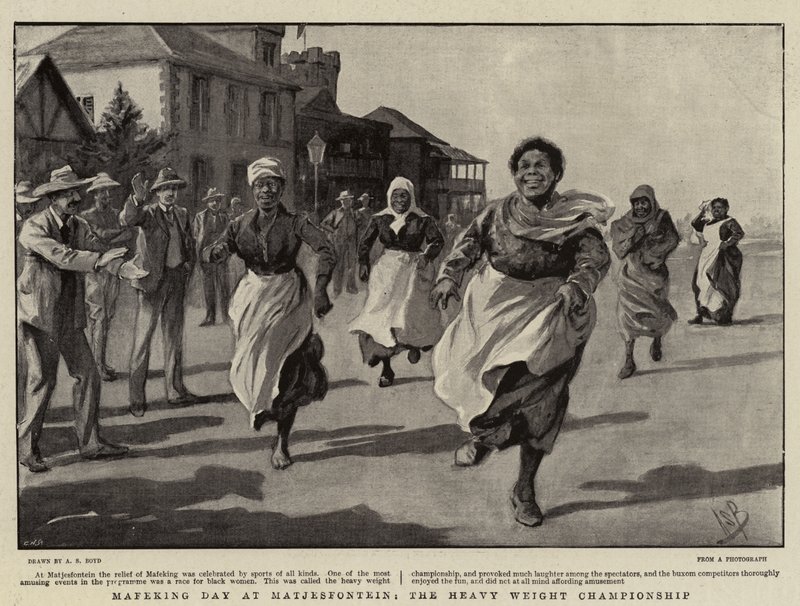Giorno di Mafeking a Matjesfontein, il campionato dei pesi massimi da Alexander Stuart Boyd
