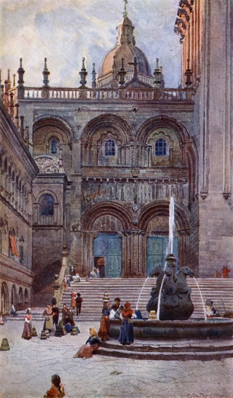 Cattedrale di Santiago di Compostela, Porta Sud da Alexander Wallace Rimington