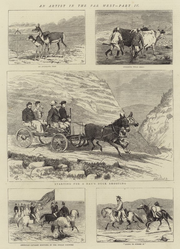 Un artista nel Far West, Parte IV da Alfred Chantrey Corbould