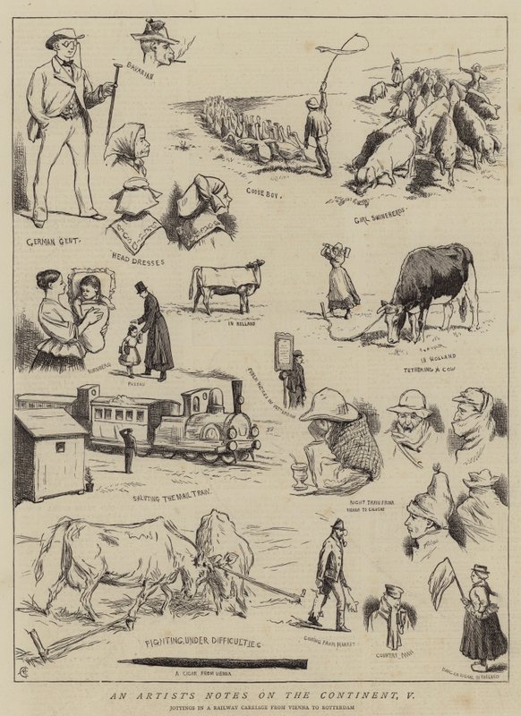 Note di un artista sul continente, V da Alfred Chantrey Corbould