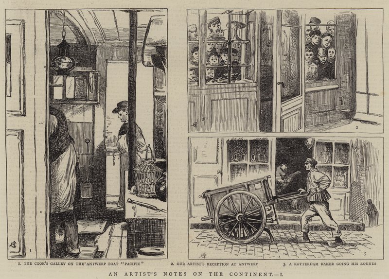Note di un artista sul continente-I da Alfred Chantrey Corbould