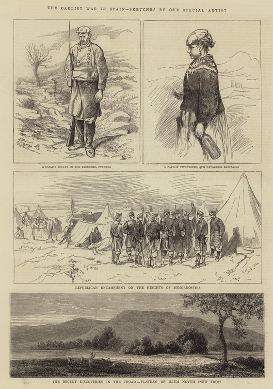La Guerra Carlista in Spagna da Alfred Chantrey Corbould