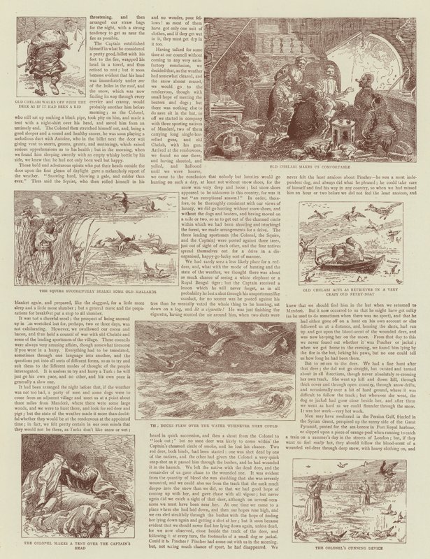 La storia di una spedizione di caccia in Turchia da Alfred Chantrey Corbould