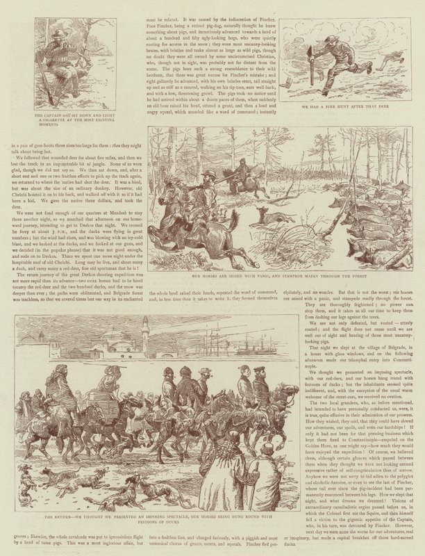 La storia di una spedizione di caccia in Turchia da Alfred Chantrey Corbould