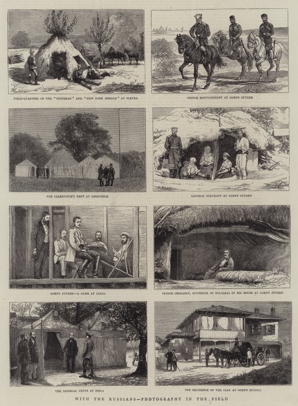 Con i russi, fotografia sul campo da Alfred Chantrey Corbould
