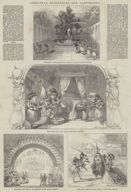 Burlesche e pantomime di Natale da Alfred Crowquill