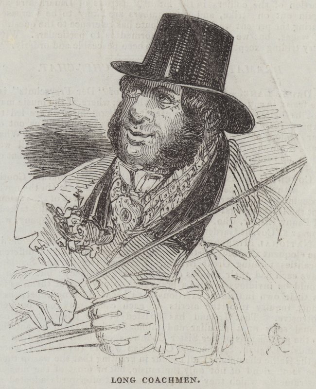 Lunghi cocchieri da Alfred Crowquill