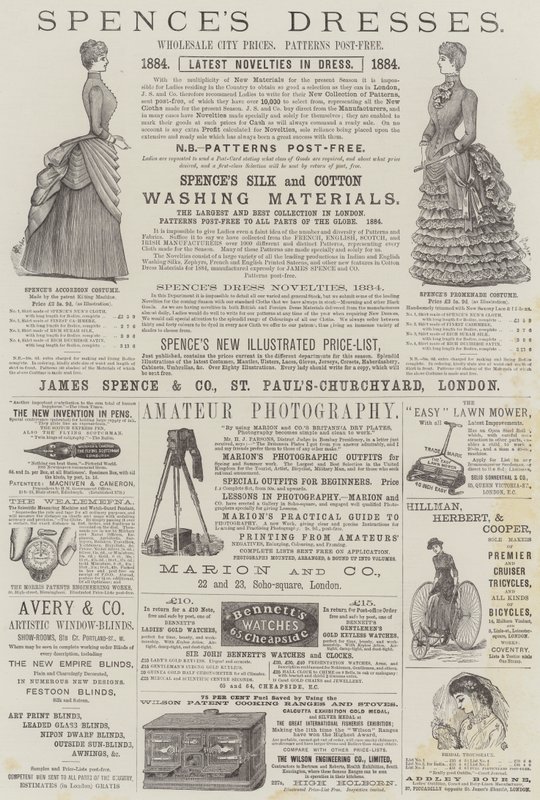Pagina di annunci da Alfred Crowquill