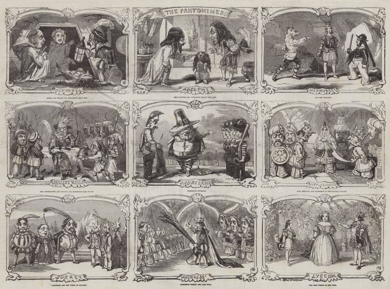 Pantomime a Londra da Alfred Crowquill