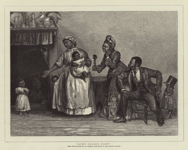 La visita di zia Chloe da Alfred Edward Emslie