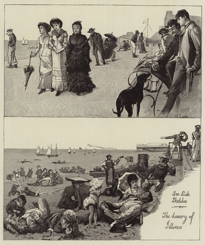 Schizzi al mare, il lusso dell