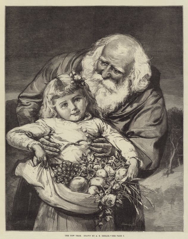 Il Nuovo Anno da Alfred Edward Emslie