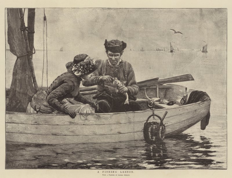 Una Lezione di Pesca da Alfred Guillou