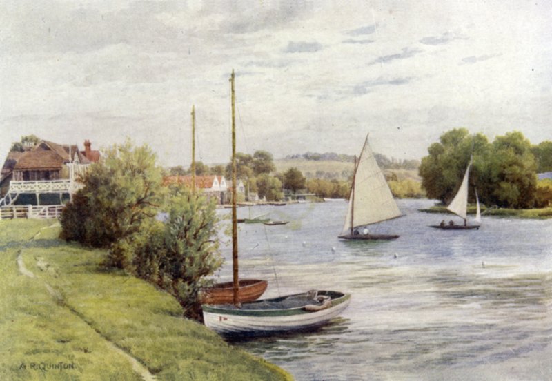 Barche da corsa, Bourne End da Alfred Robert Quinton