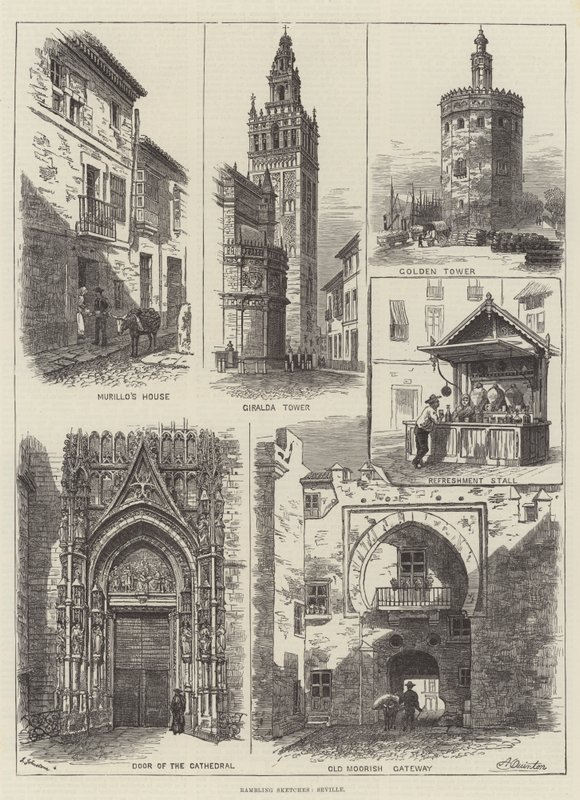 Schizzi erranti, Siviglia da Alfred Robert Quinton