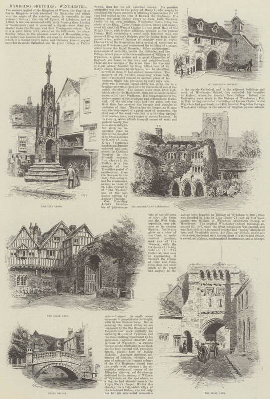 Schizzi vagabondi, Winchester da Alfred Robert Quinton