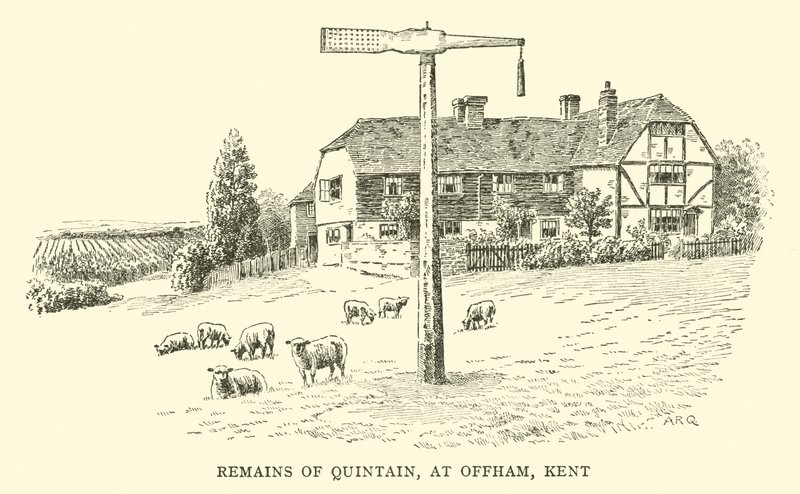 Resti di Quintain, a Offham, Kent da Alfred Robert Quinton