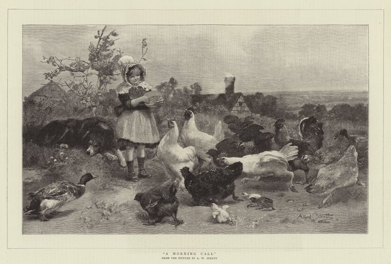Una visita mattutina da William Strutt