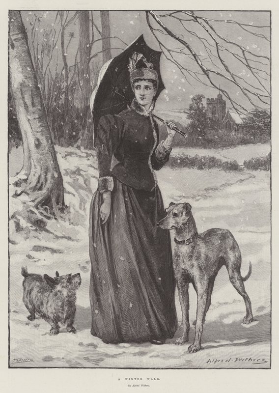 Una passeggiata invernale da Alfred Withers