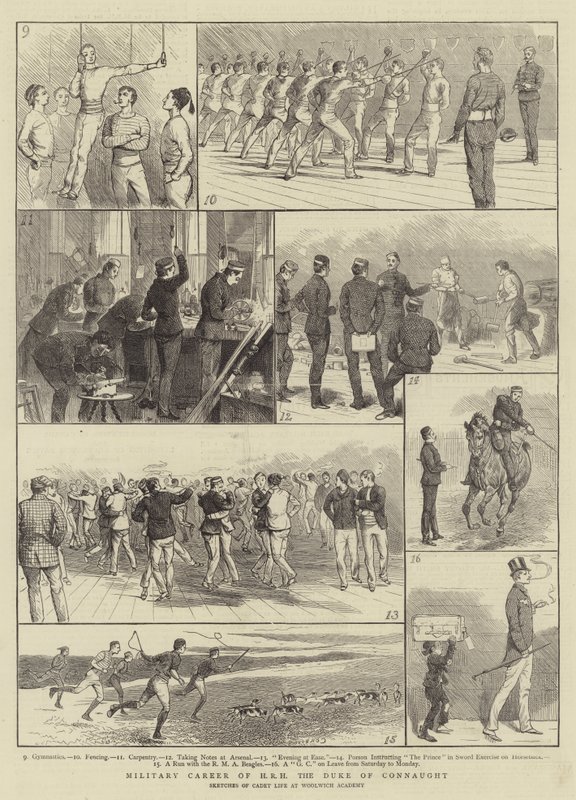 Carriera militare di SAR il Duca di Connaught da Alfred Chantrey Corbould