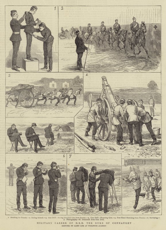 Carriera Militare di SAR il Duca di Connaught da Alfred Chantrey Corbould