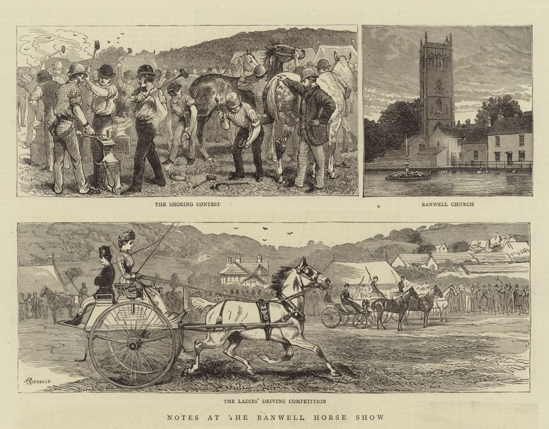 Note al Banwell Horse Show da Alfred Chantrey Corbould