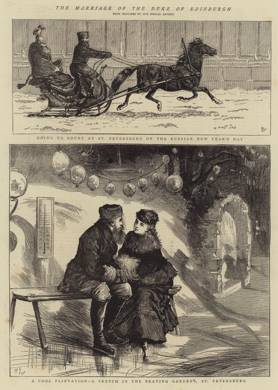 Il matrimonio del Duca di Edimburgo da Alfred Chantrey Corbould