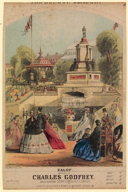 Galop. Mostra il giardino della Royal Horticultural Society creato in coincidenza con l