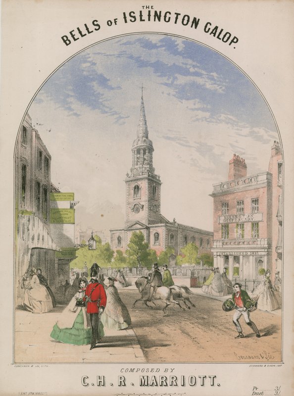 Le Campane di Islington Gallop da Alfred Concanen