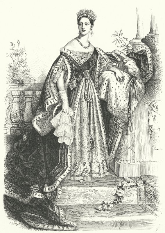 Regina Vittoria da Alfred Edward (after) Chalon