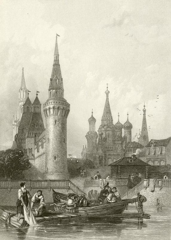 La Chiesa di Vasili Blagennoi da Alfred Gomersal Vickers