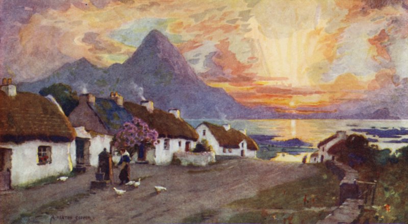 Croag Patrick e Clew Bay, Westport, Contea di Galway da Alfred Heaton Cooper